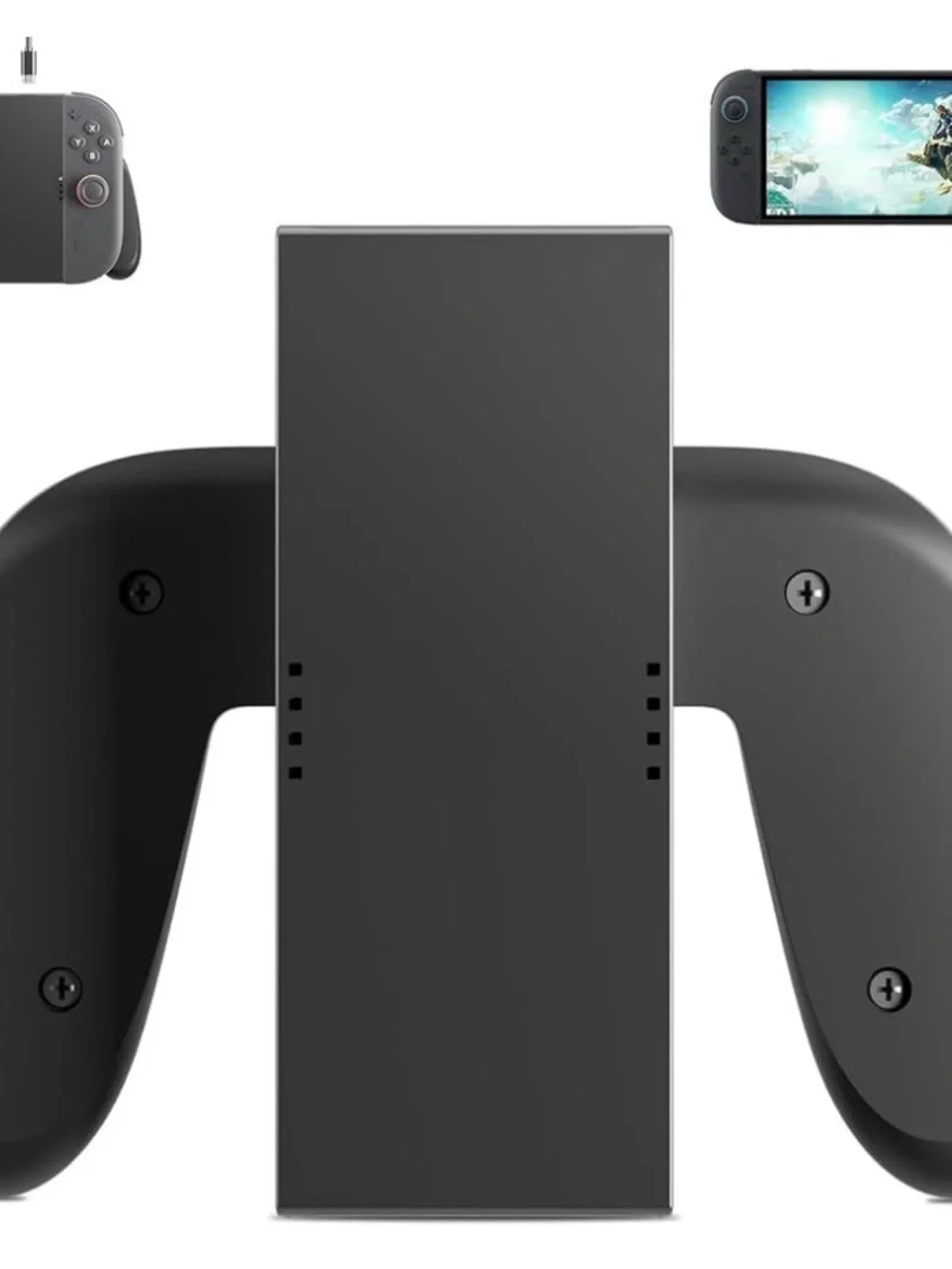 Charging Grip for N-Switch Joy-Con - Black/White Packaging